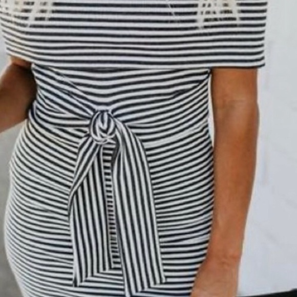 VICI Roslyn Ribbed Off The Shoulder Dress Offers🌹welcome🤗 - Picture 4 of 7